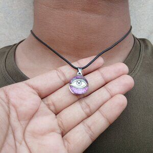Purple Eye Pendant